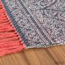Bungalow Rose One-of-a-Kind Pickney Hand-Woven Cotton Navy Area Rug MAEM1015