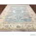 Darby Home Co One-of-a-Kind Gulliver Oushak Hand-Woven Wool Blue Area Rug DRBH1357