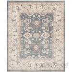 ECARPETGALLERY One-of-a-Kind Royal Ushak Hand-Knotted Wool Dark Gray Area Rug ECR4108