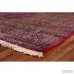 Exquisite Rugs One-of-a-Kind Hand-Woven Wool Rust/Blue Area Rug FTMM1045