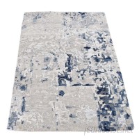 Williston Forge One-of-a-Kind Hedgepeth Hi-Lo Hand-Knotted Gray Area Rug WLSG1423