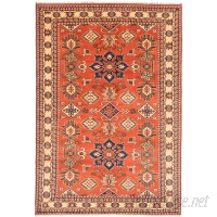 World Menagerie One-of-a-Kind Bunkerville Hand Knotted Wool Copper/Beige Area Rug WLDM3841