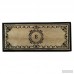 A1 Home Collections LLC Filigree Decorative Border Monogrammed Doormat AHOC1482