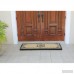 A1 Home Collections LLC Filigree Decorative Border Monogrammed Doormat AHOC1482