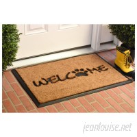 Winston Porter Kring Welcome Paw Doormat GCQR1016