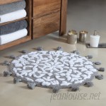 August Grove Radle Round Tufted With Tassels Bath Rug AGRV2894