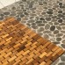Hip-O Modern Living Solid Teak Floor Mat HIPO1037