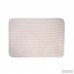 Home Fashion Designs Ariana Textured Memory Foam Anti-Fatigue Bath Rug with Woven Stripe HFAS1443
