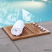 Langley Street Almonte Bamboo Floor Shower Mat Bath Rugs LGLY6385