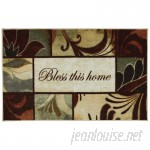 Red Barrel Studio Ayers Village Rules to Live By Kaleidoscope Mat RDBS9466
