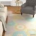 Charlton Home Wright Teal Blue/Yellow Indoor/Outdoor Area Rug CHLH7981