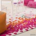 Harriet Bee Clive Hot Pink/Carnation Area Rug HBEE1240