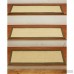 Gracie Oaks Degory Sisal Carpet Ivory Stair Tread GRKS2260