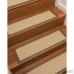 Gracie Oaks Degory Sisal Carpet Ivory Stair Tread GRKS2260