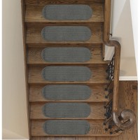 Red Barrel Studio Tharp Oval Dark Gray Stair Tread Set RDBA5617