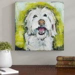 Andover Mills 'Smiley Dog' Painting Print on Wrapped Canvas ANDV1833