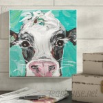 August Grove 'Oreo The Painted Cow' Wall Art AGTG2205