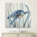 Bay Isle Home 'Turtle in Seagrass I' Oil Painting Print on Wrapped Canvas BAYI8265