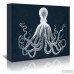 Breakwater Bay Octopus Graphic Art on Wrapped Canvas BRWT8846