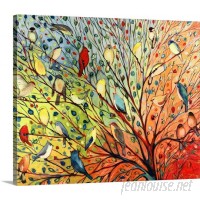 Canvas On Demand 'Twenty Seven Birds' by Jennifer Lommers Painting Print on Canvas CAOD4344