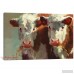 East Urban Home 'Cow Belles' Painting Print on Canvas ESUR6776