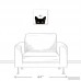 East Urban Home 'Curious Hello Black Cat' Graphic Art Print on Canvas ESUM1252