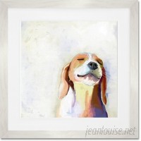 GreenBox Art 'Best Friend - Beagle Grin' by Cathy Walters Framed Painting Print GNBX2629