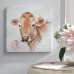 Lark Manor 'Cow with Rose' Print LRKM2824