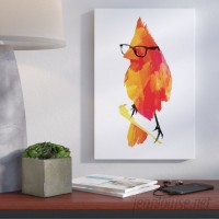 Wrought Studio Punk Bird Graphic Art on Wrapped Canvas VKGL6262
