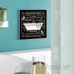 Andover Mills 'Tranquility Tub' Textual Art On Wood ADML8161