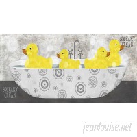 Buy Art For Less 'Ducks in a Bathtub' by Beth Albert Graphic Art on Wrapped Canvas BYAR1917