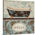 Great Big Canvas 'Bathroom Bliss I' by Lisa Audit Textual Art GRNG7950
