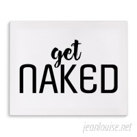 Kavka 'Get Naked' Graphic Art Print on Wrapped Canvas NDN10572
