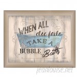 Trendy Decor 4U 'Take a Bubble Bath' Framed Textual Art HEND1459