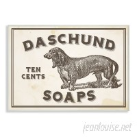 Williston Forge 'Daschund Soap' Vintage Sign Textual Art WLFR5948