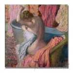 Winston Porter 'Seated Bather, 1899' by Edgar Degas Painting Print on Canvas WNST5814