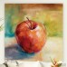 Alcott Hill 'Fresh Apple' Painting Print on Wrapped Canvas ACOT5693