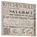 August Grove 'Kitchen Rules' Textual Art ATGR1170