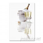 Charlton Home 'Champagne' Print on Canvas CHRH7476