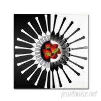 Ebern Designs 'Strawberry Designs' Graphic Art Print on Wrapped Canvas EBRN1259