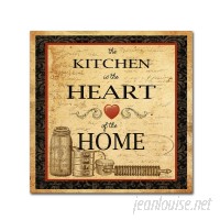 Fleur De Lis Living 'Kitchen Heart Vignette' Textual Art on Wrapped Canvas FDLV3832
