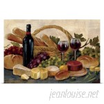 Great Big Canvas 'Tuscan Evening Wine' by Silvia Vassileva Painting Print GBCN4232