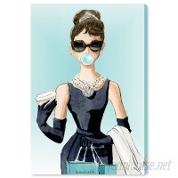 Oliver Gal 'Bubble Gum Jewelry' Graphic Art Print on Canvas OLGL4148
