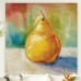 Three Posts 'Fresh Pear' Painting Print on Wrapped Canvas TRPT3404