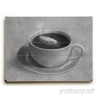 Wrought Studio 'Whale in a Teacup' Drawing Print on Wood QVH7480