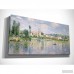 Alcott Hill 'Vétheuil in Summer' by Claude Monet Oil Painting Print on Wrapped Canvas ACOT8245
