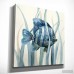 Bay Isle Home 'Fish in Seagrass I' Oil Painting Print on Wrapped Canvas BAYI8268