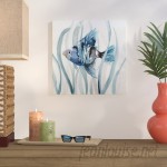 Bay Isle Home 'Fish in Seagrass II' Oil Painting Print on Wrapped Canvas BAYI8273