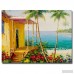 Beachcrest Home 'Palm Harbor' Painting Print on Wrapped Canvas BCHH9300