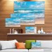 DesignArt Indian Ocean Panoramic View Photographic Print on Wrapped Canvas ESIG8898